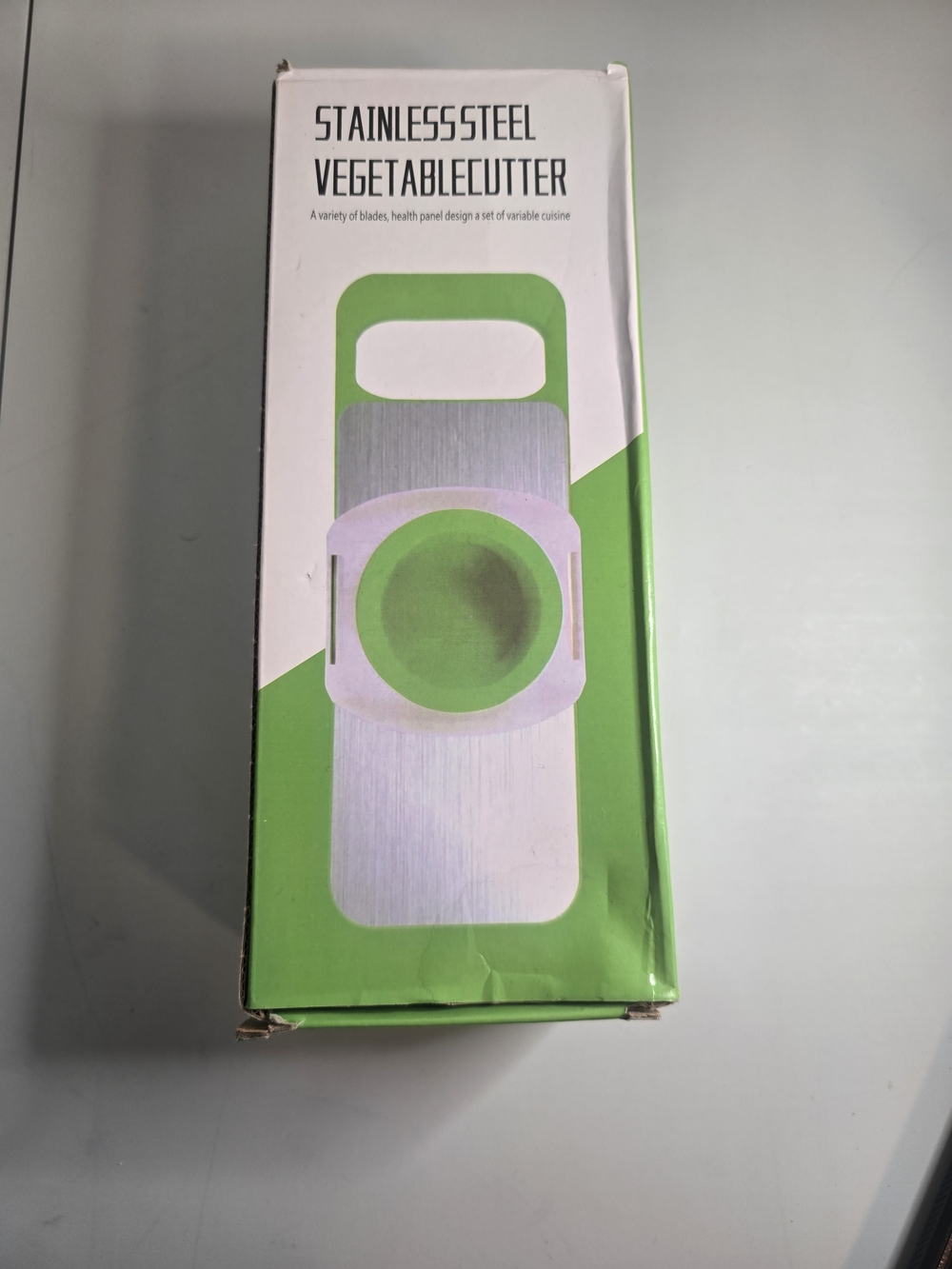 Stainless Steel Vegetable Cutter - Green